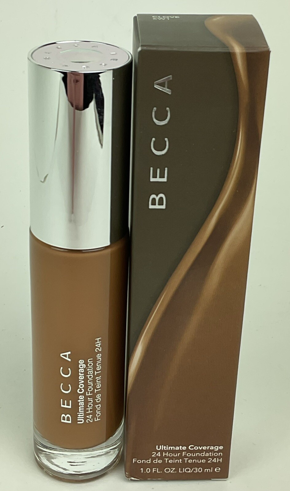 Becca Ultimate Coverage 24 Hour Foundation Clove 1.0 Fl Oz. New in Box (3 Pack)