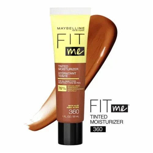 2pk Maybelline Fit Me Tinted Moisturizer Face Makeup #360 SEALED