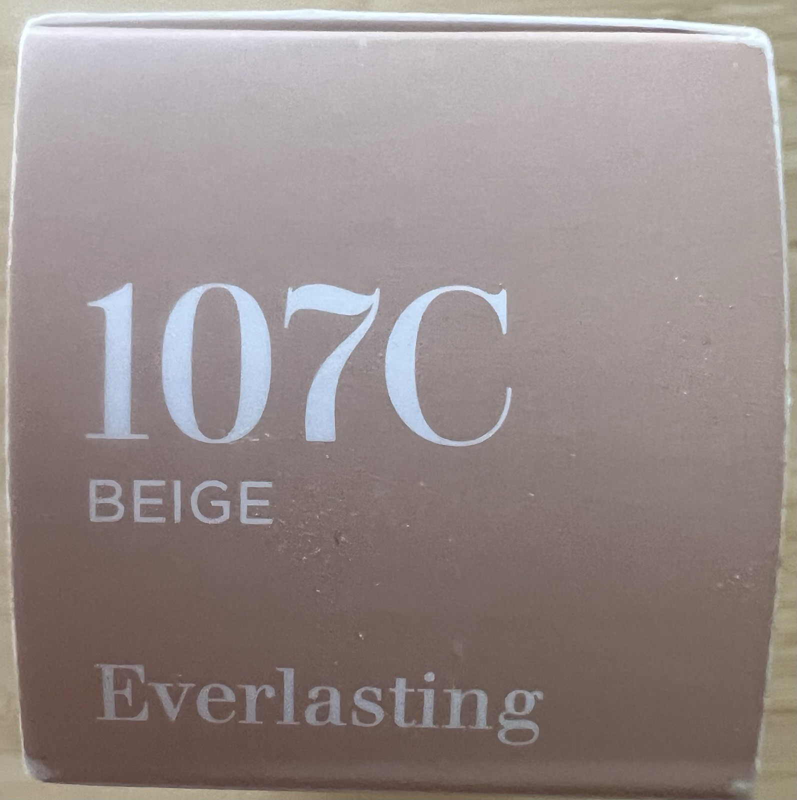 Clarins Everlasting Foundation + 107C Beige Full Coverage Matte Liquid 1 fl oz