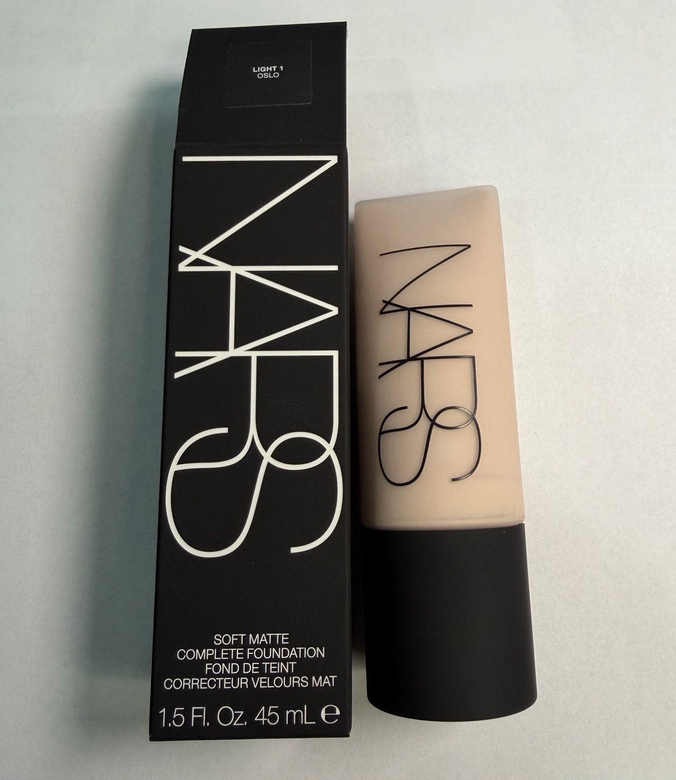 Nars Soft Matte Complete Foundation OSLO Light 1 – 45mL / 1.5 Oz New In Box