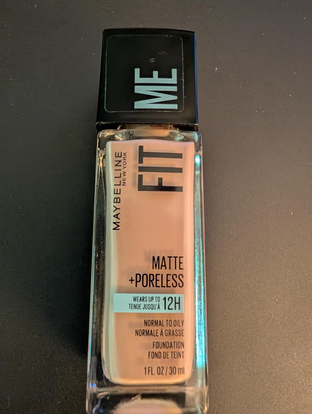 Maybelline fit me matte poreless foundation, #122 creamy beige, NEW