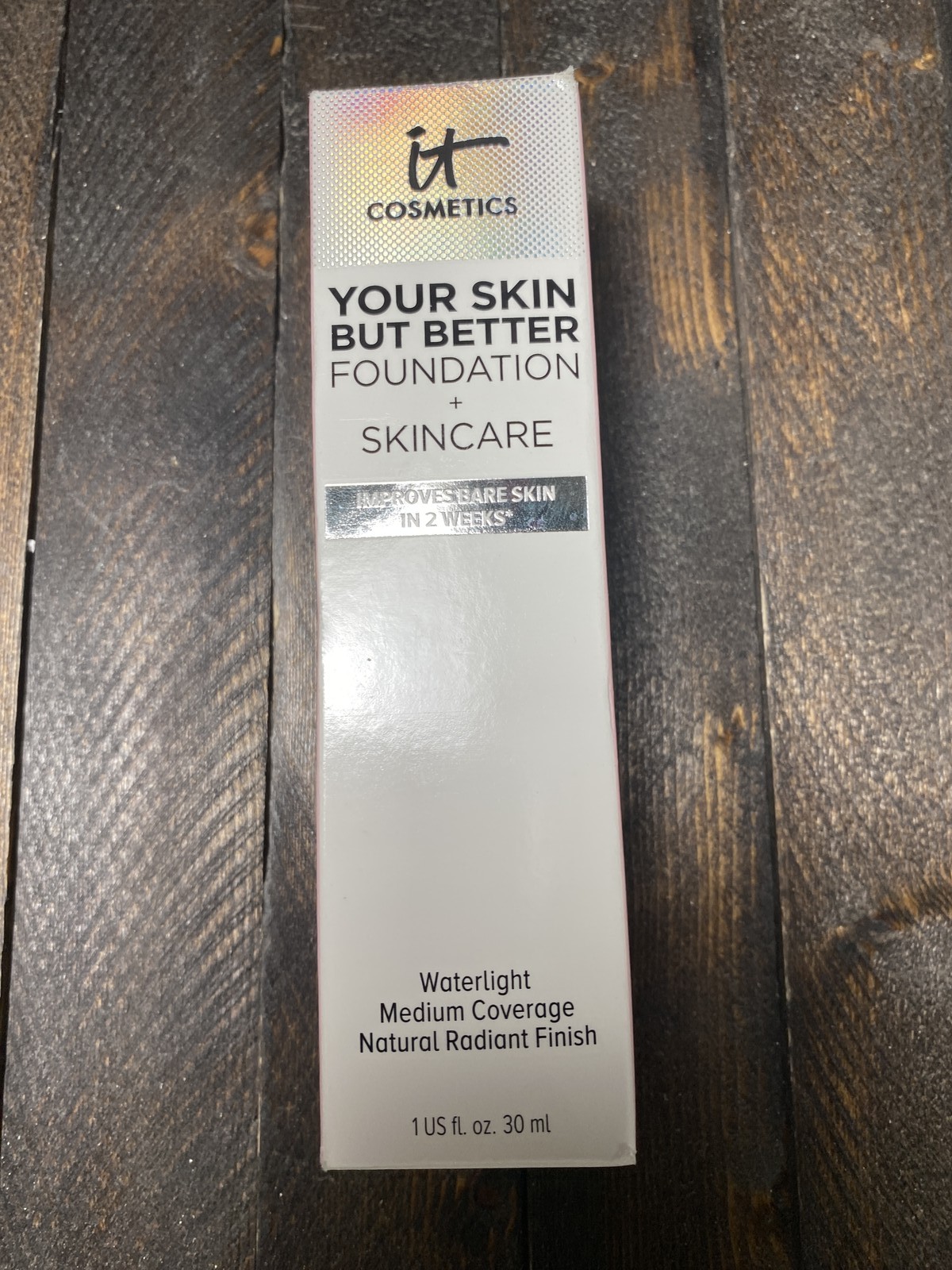 IT Cosmetics Your Skin But Better Foundation + Skincare Rich Cool 50 1oz 30ml