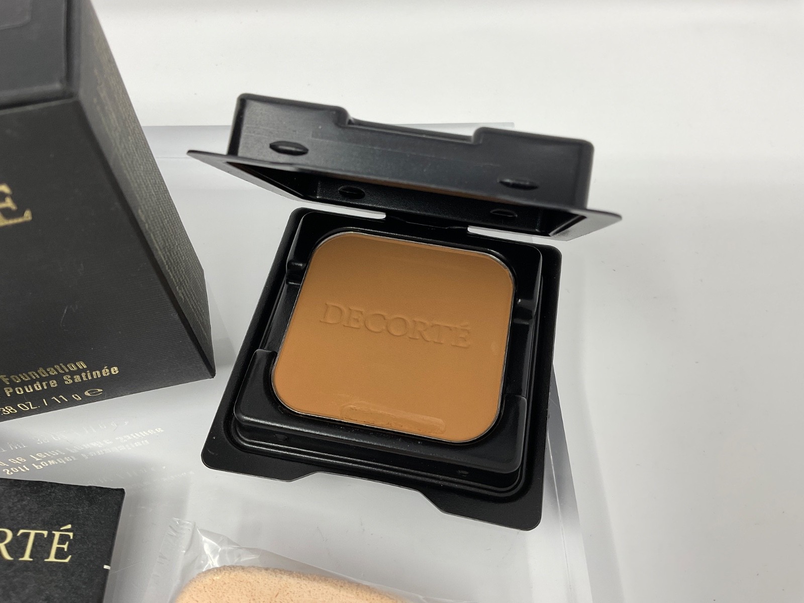 Kose DECORTE Soft Powder Foundation Refill 11g #355 HONEY Made in Japan NIB