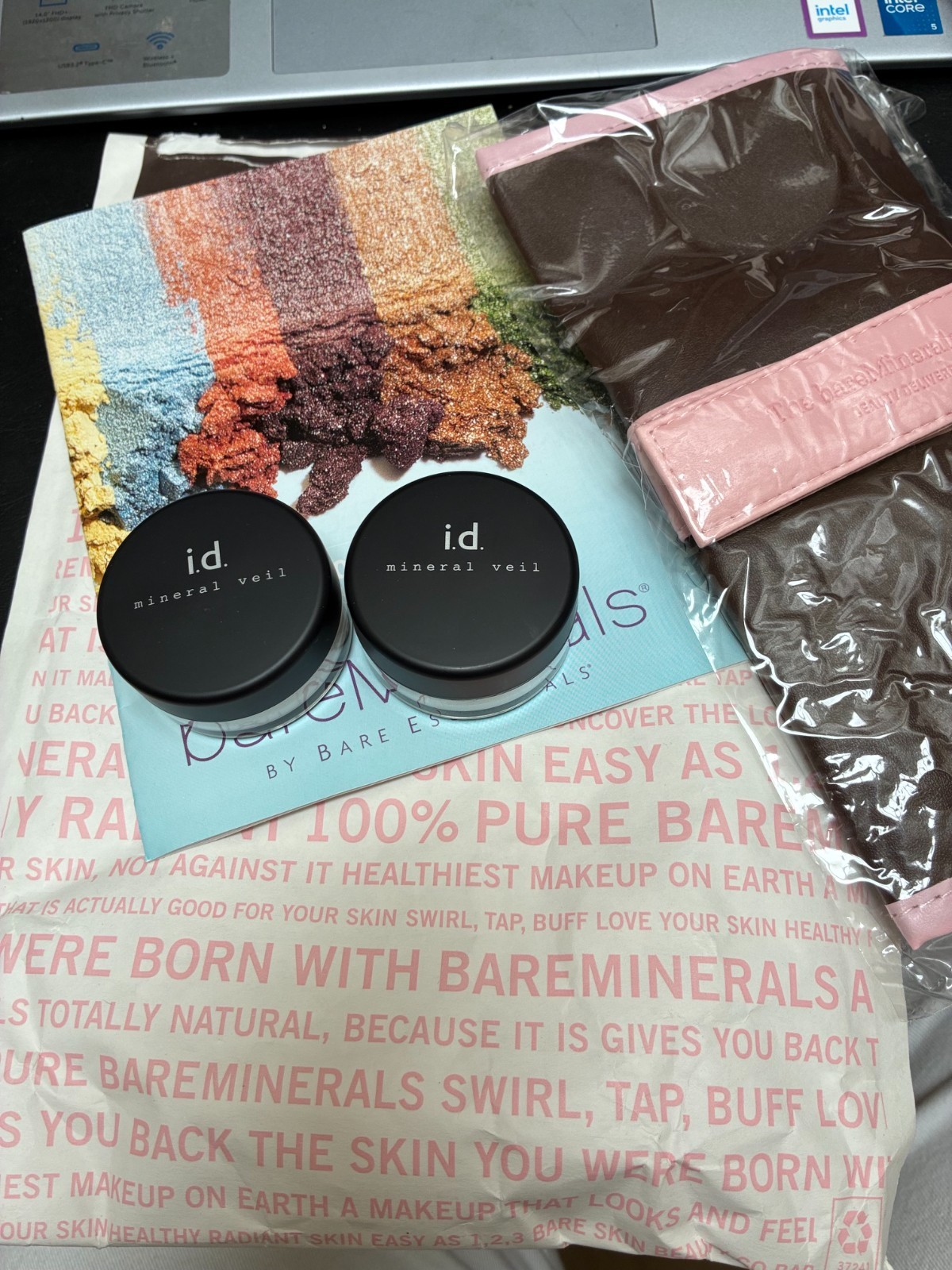2x bareMinerals Original Loose Powder Mineral Veil 2g/0.06 Oz w/travel case
