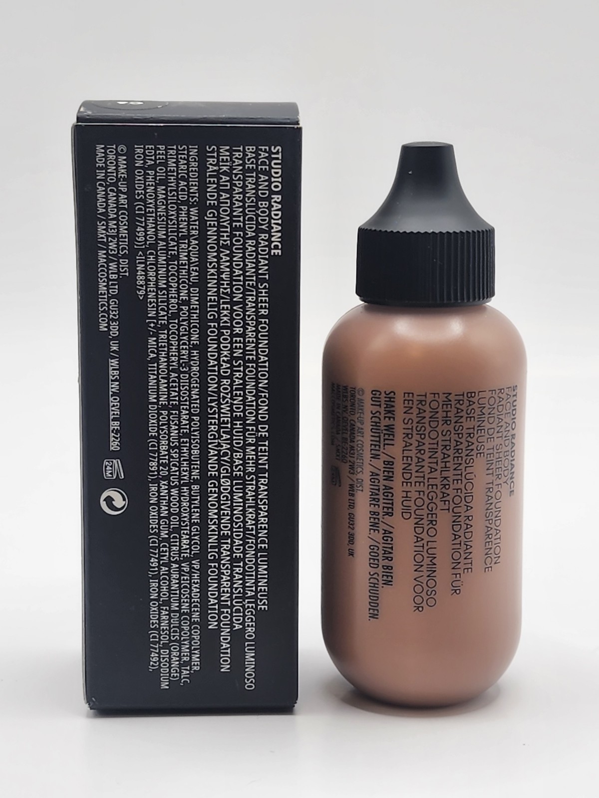 MAC Studio Radiance Face & Body Radiant Sheer Foundation C6 50mL / 1.7 Oz