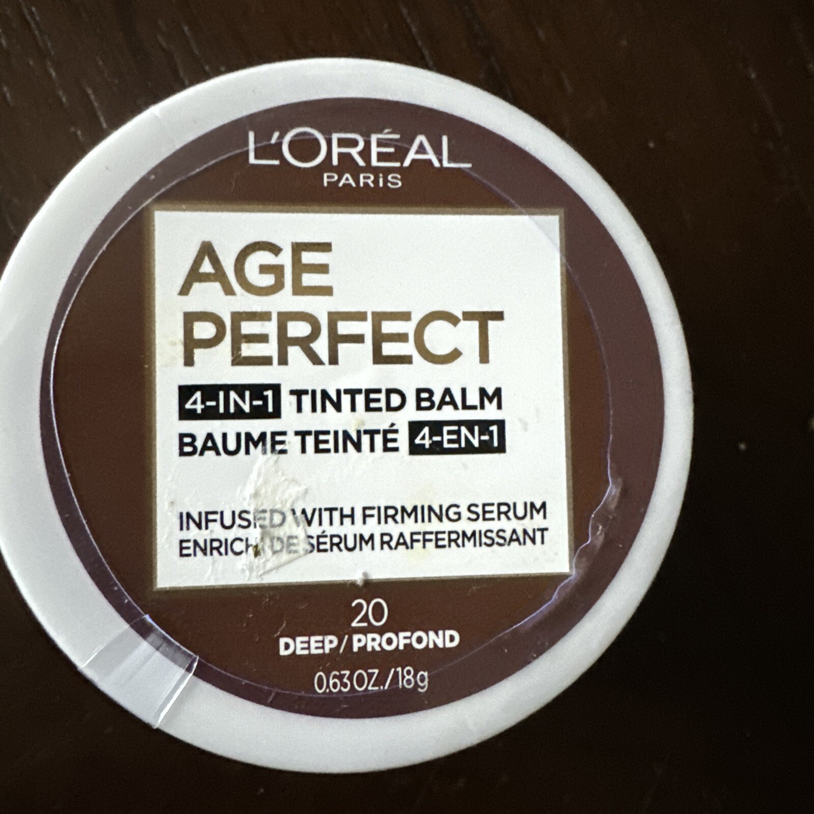 L’Oreal Paris Age Perfect Balm Foundation Makeup 20 Deep 0.609 fl oz