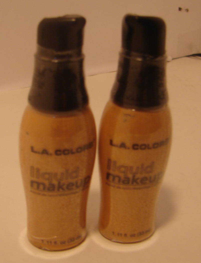 Lot of 2 L.A. COLORS Liquid Makeup Foundation Buff (LM281) – 1.11 fl. oz. Each