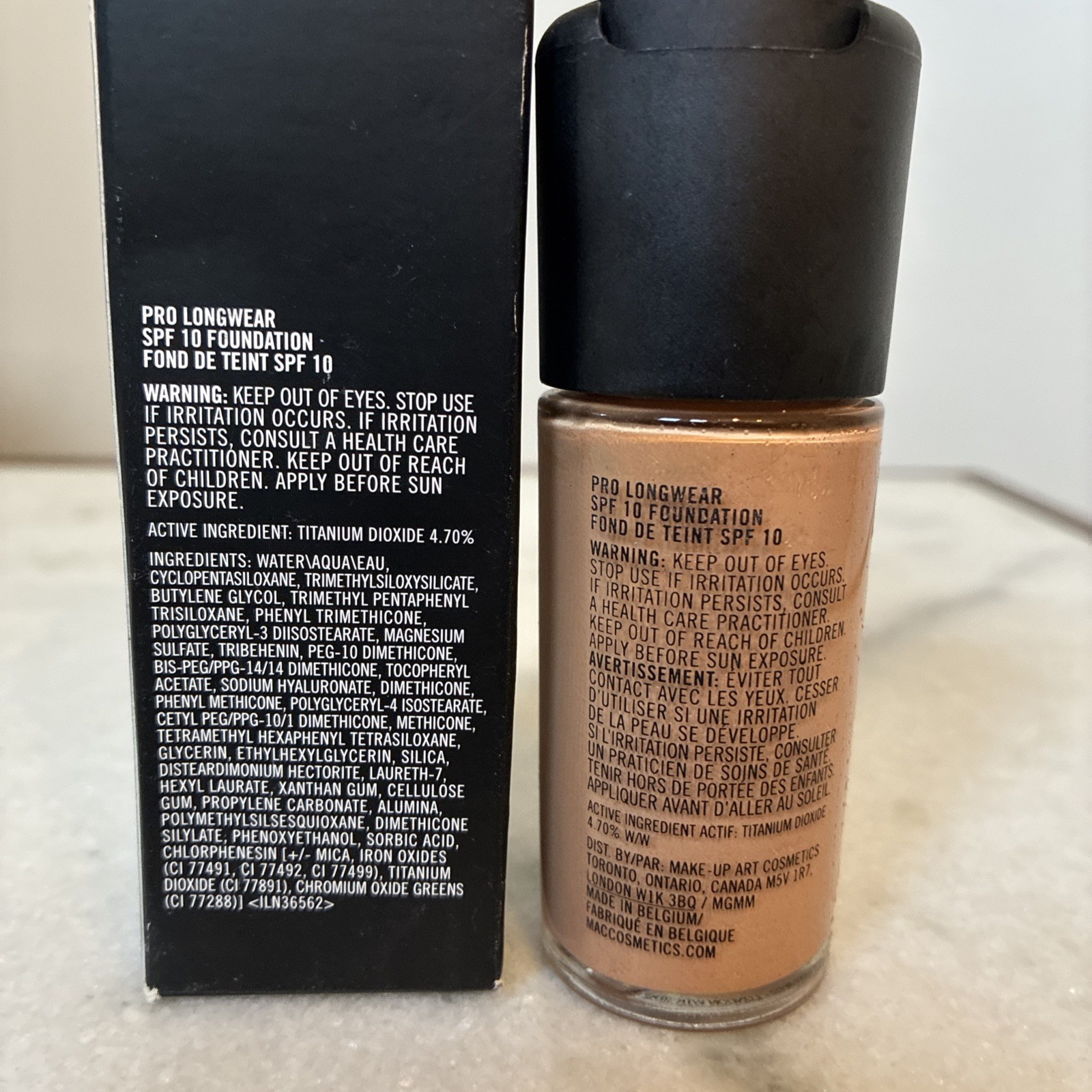 MAC Pro Longwear SPF 10 Foundation NW 25 New Discontinued Rare