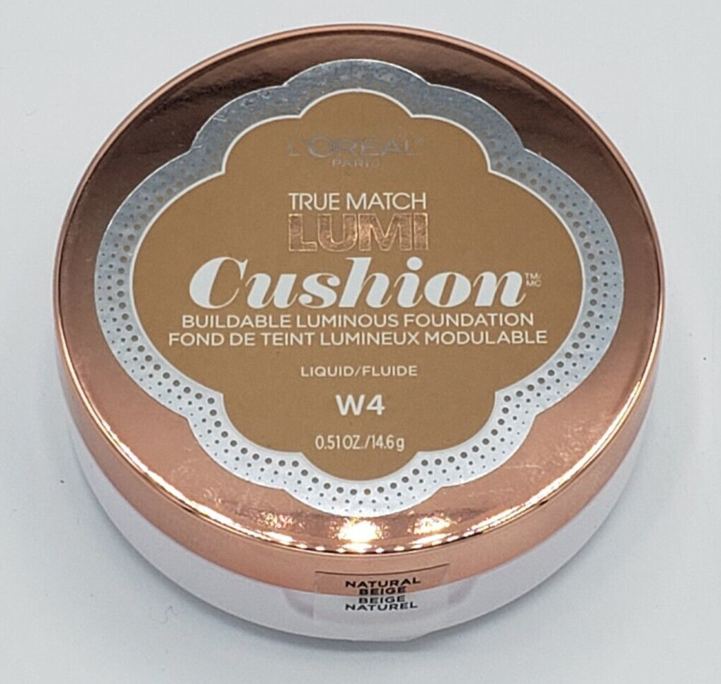 NEW L’Oréal Paris True Match Lumi Cushion Foundation – W4 NATURAL BEIGE