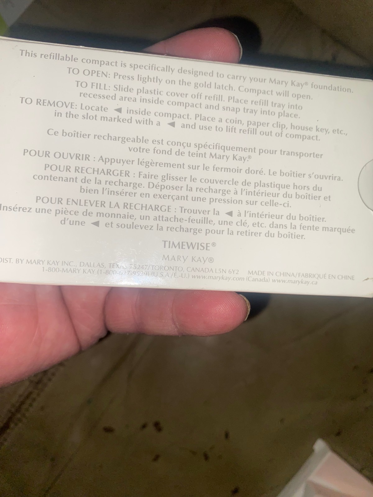 Mary Kay Time Wise, Foundation Compact