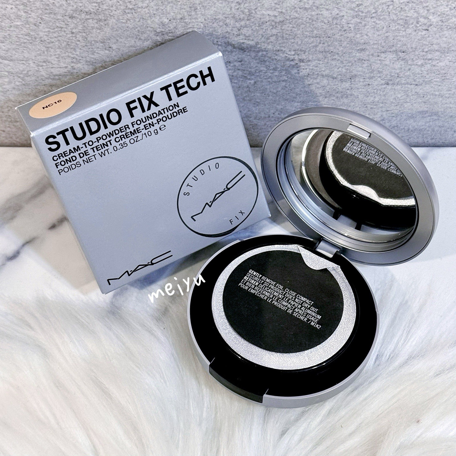 ~NC16~ MAC Studio Fix Tech Cream-To-Powder Foundation, Full Size 0.35oz/10g, NIB