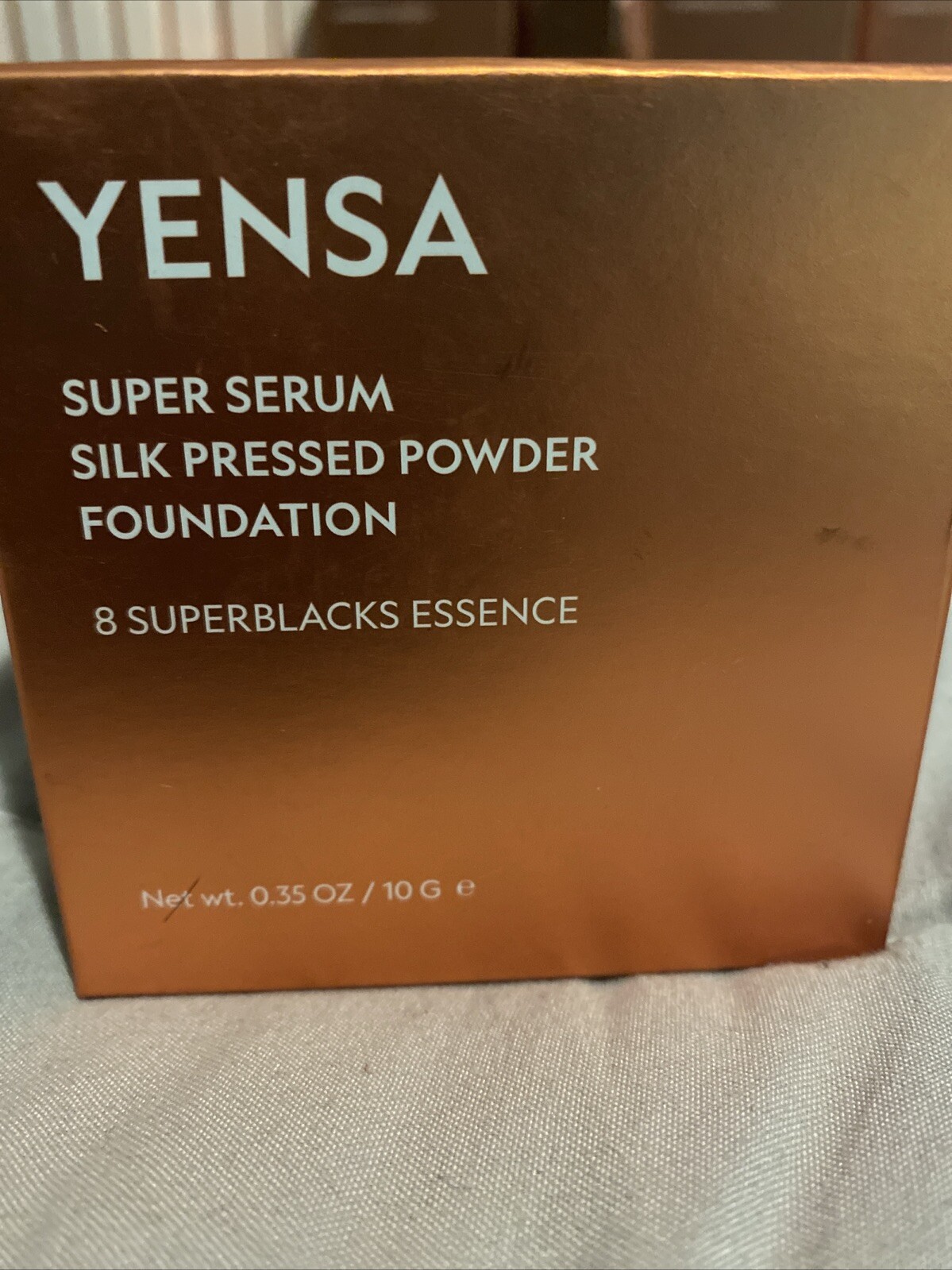 YENSA Super Serum Silk Pressed Powder Foundation – Deep 3- 0.35oz / 10g