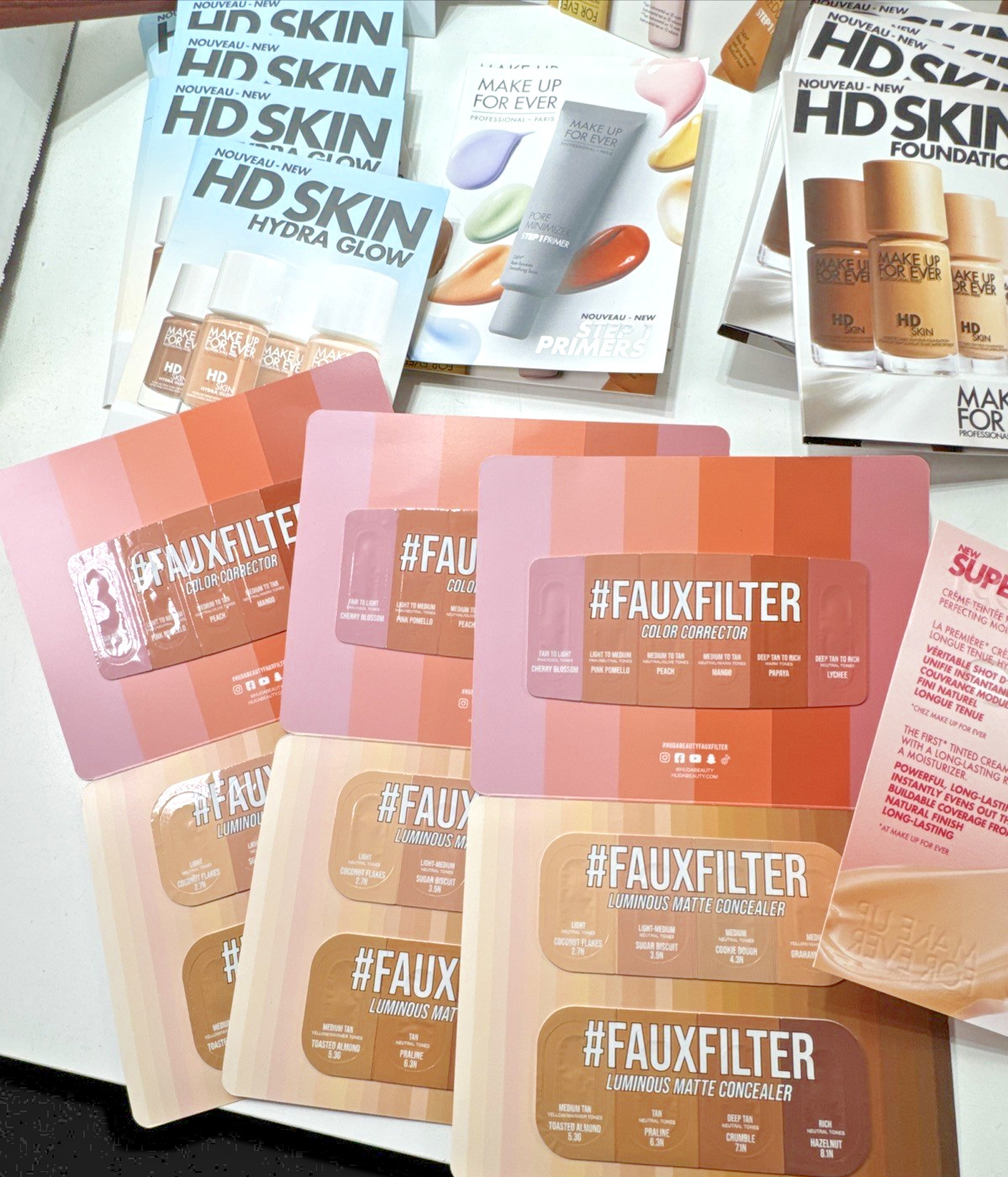 NEW 27pc Assorted Foundation Concealer Ect… Samples Face Makeup Cosmetics