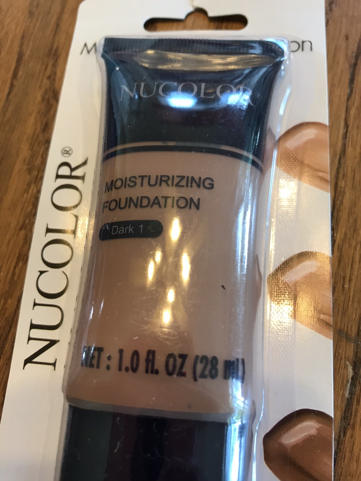 Moisturizing Foundation Nucolor. Dark 1. 1.0 fl oz. 28 ml. Shipping In 24 Hours.