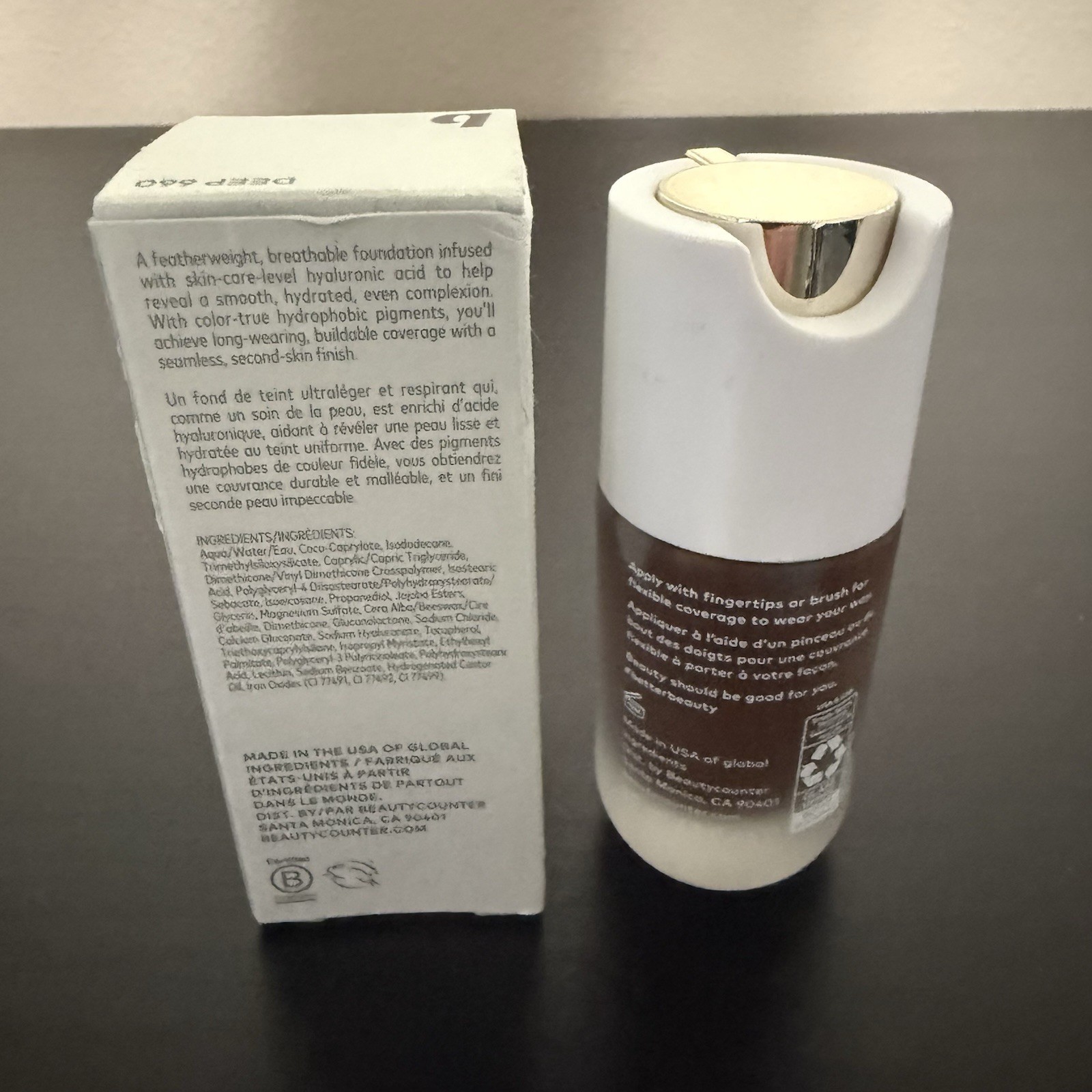 BEAUTYCOUNTER -SHADE: Deep 660- Skin Twin Featherweight Plumping Foundation-NEW!