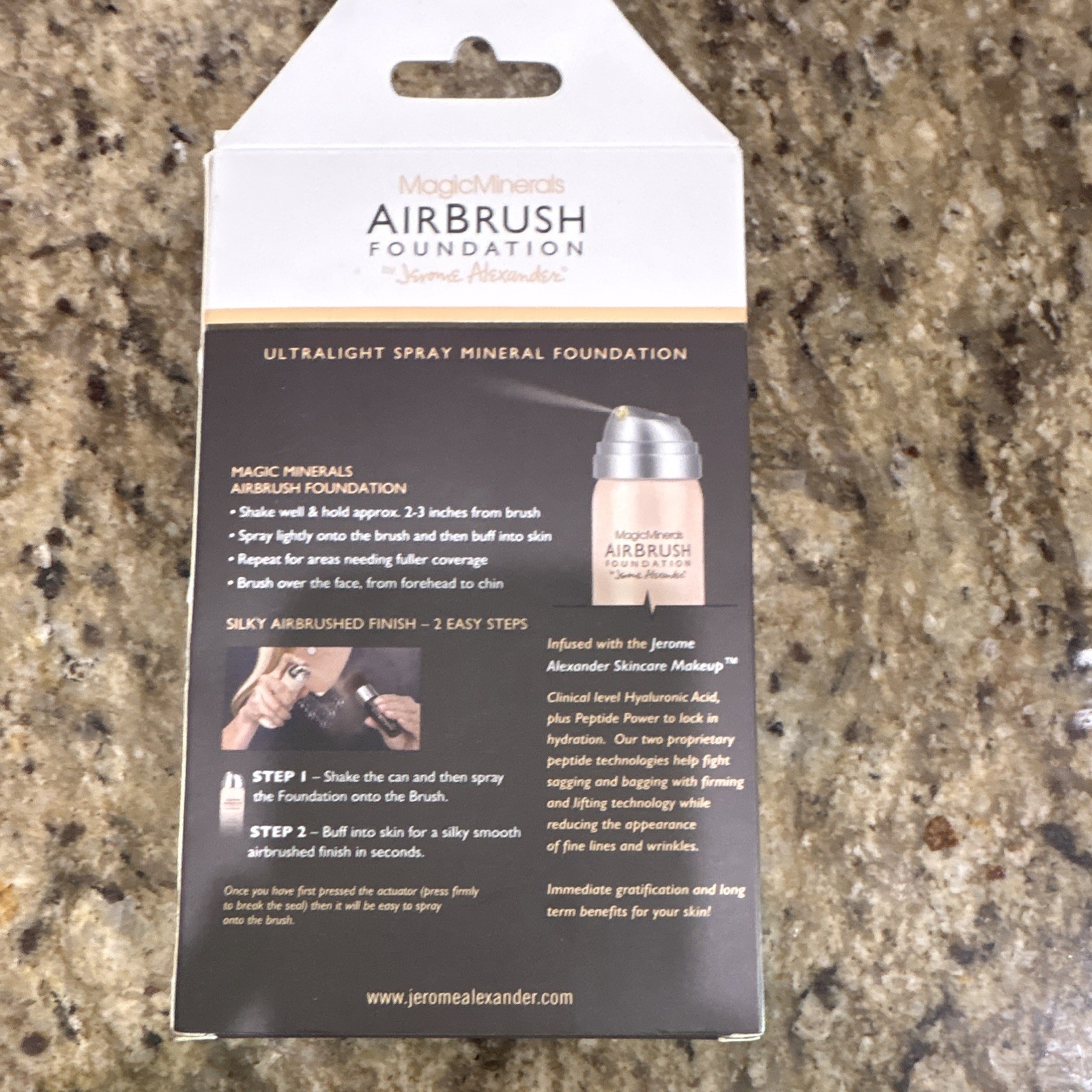 Jerome Alexander MagicMinerals AirBrush Foundation Spray Medium 1.8 oz