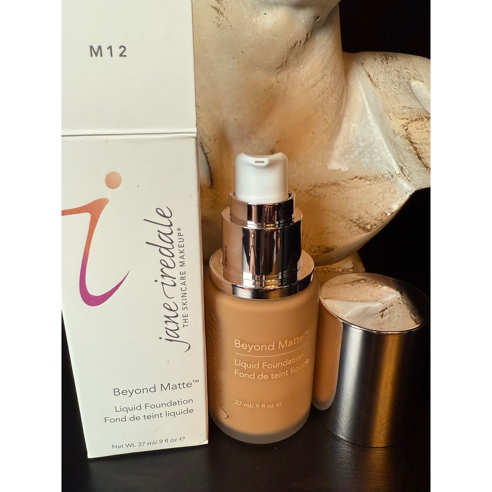 Jane Iredale Beyond Matte Liquid Foundation M12 0.9 fl oz 27ml New in Box