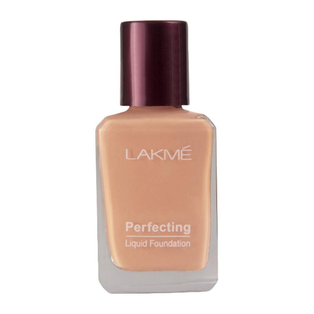 Lakme Perfecting Liquid Foundation, Shell Waterproof Full Coverage Long Last 27