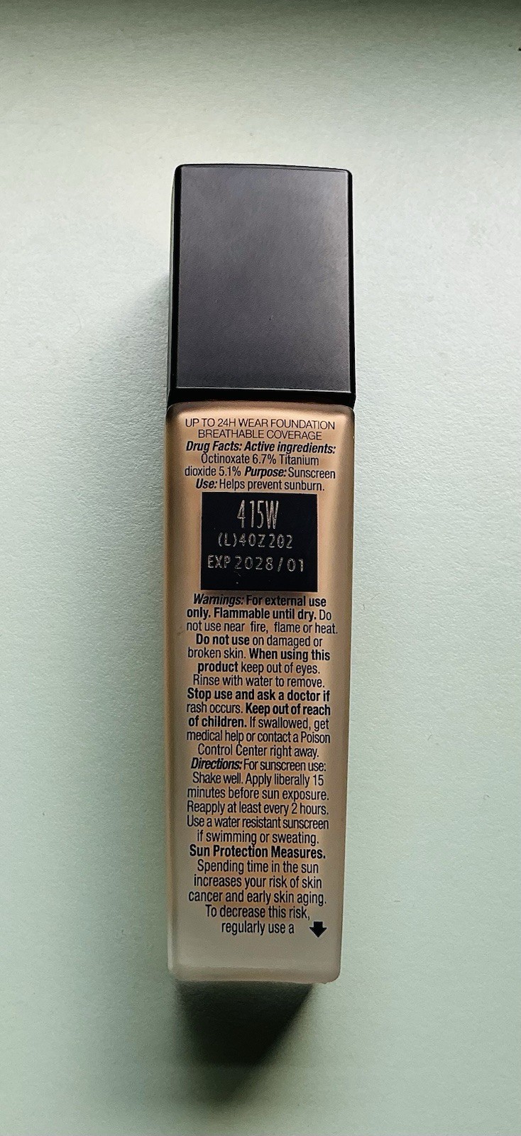 Lancome Teint Idole Ultra Wear Longwear 24H Foundation SPF 25, 415W, 1 oz. NIB!