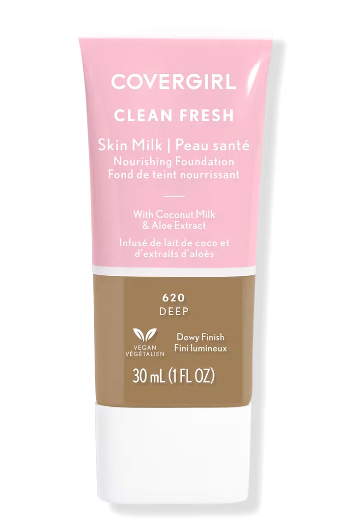 CoverGirl Clean Fresh Skin Milk Foundation 620 Deep Dewy Vegan Makeup