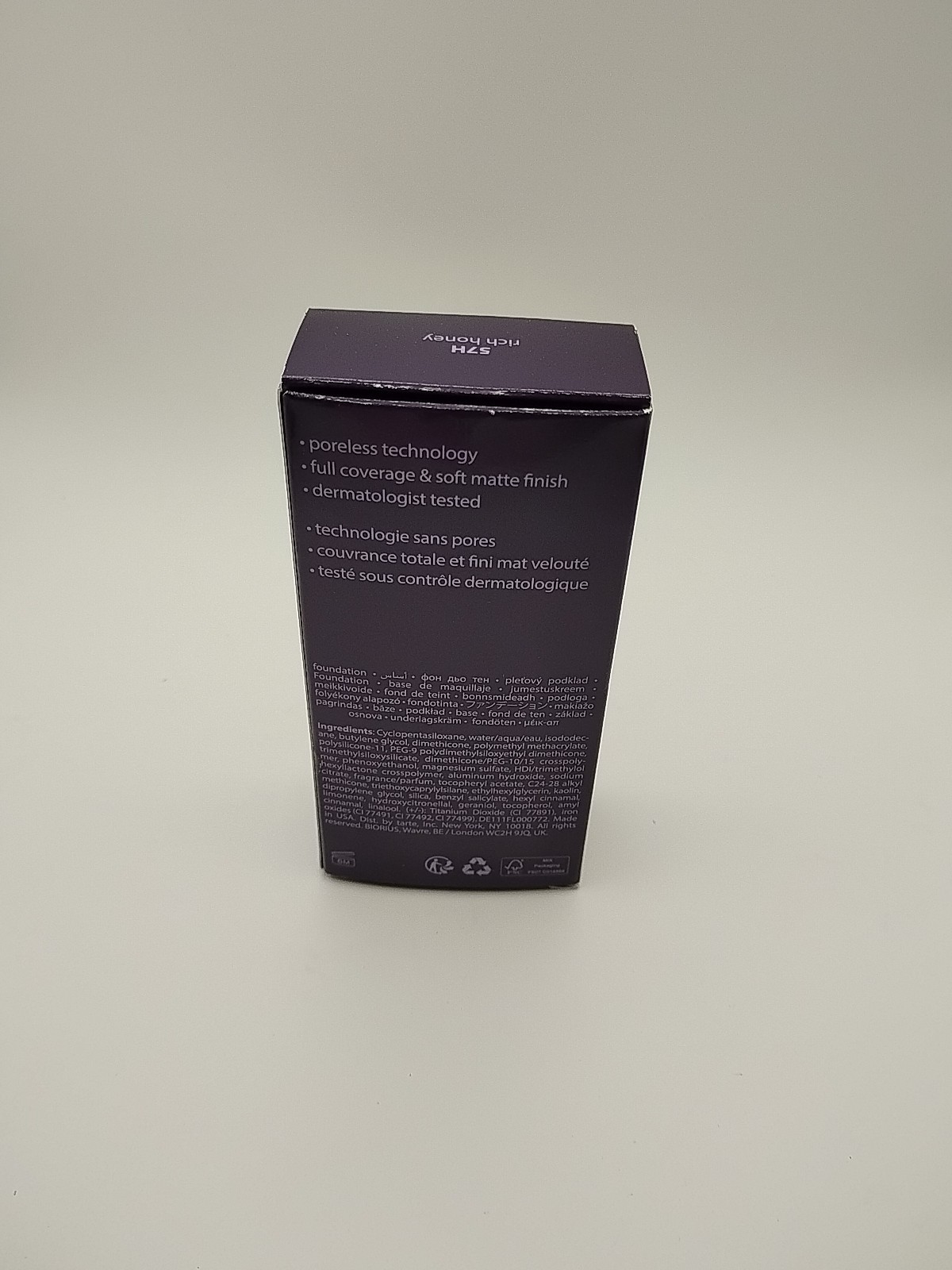 Tarte Amazonian Clay 16-Hour Full Coverage Foundation RICH HONEY 1.7 fl oz NEW‼️