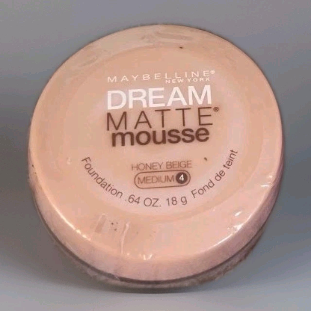 Maybelline Dream Matte Mousse Foundation HONEY BEIGE Medium 4 – New Sealed