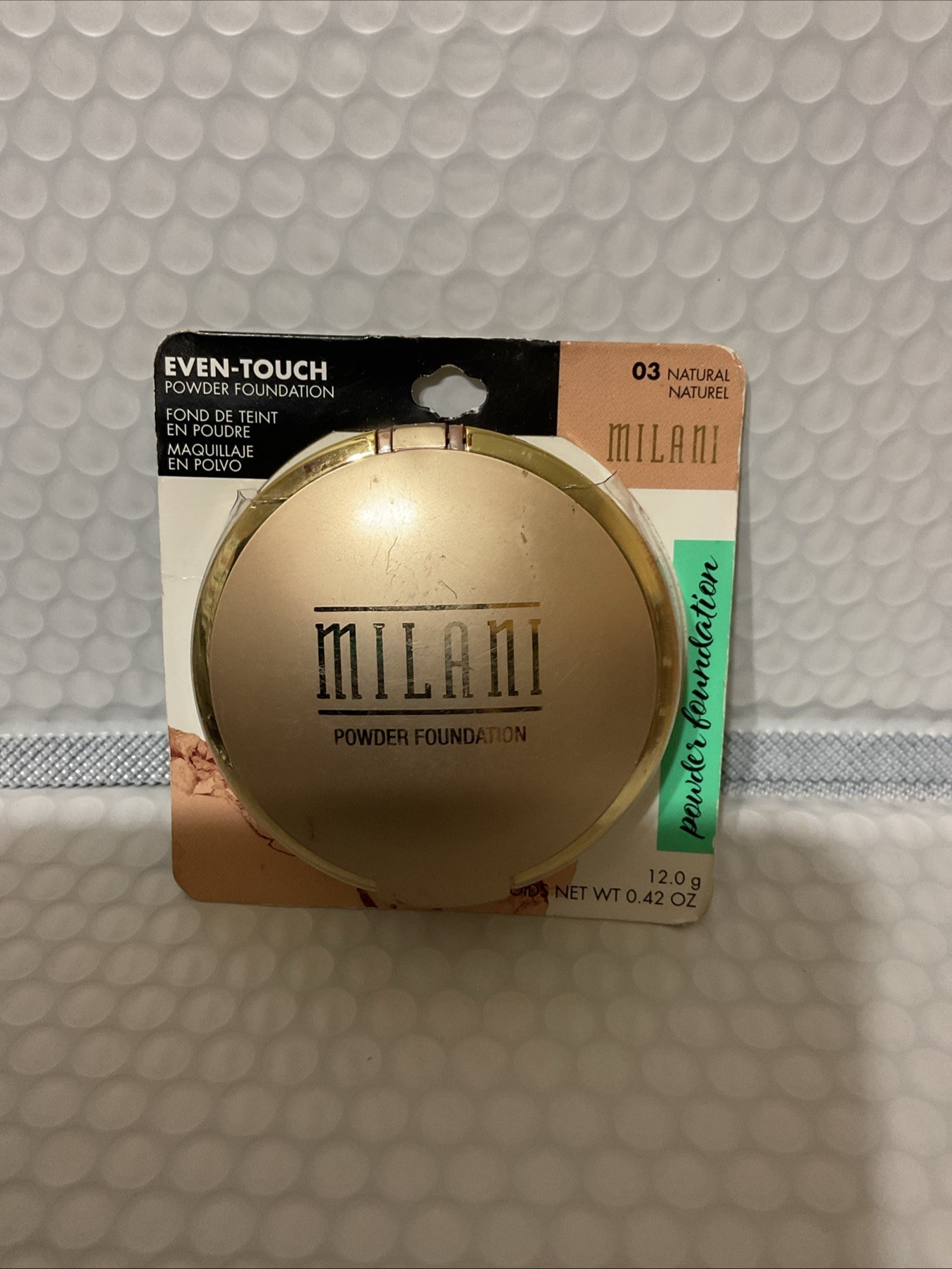 MILANI Smooth Finish Cream to Powder Makeup #03 Natural RARE As Is