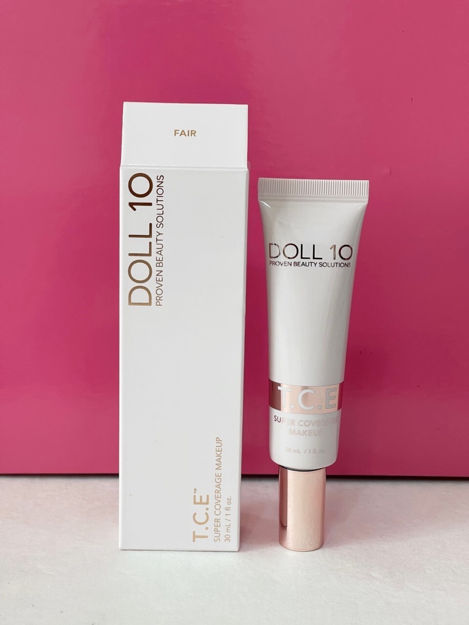 Doll 10 T.C.E Super Coverage Makeup 1 fl.oz./ 30 ml. Full Size New in box – Fair