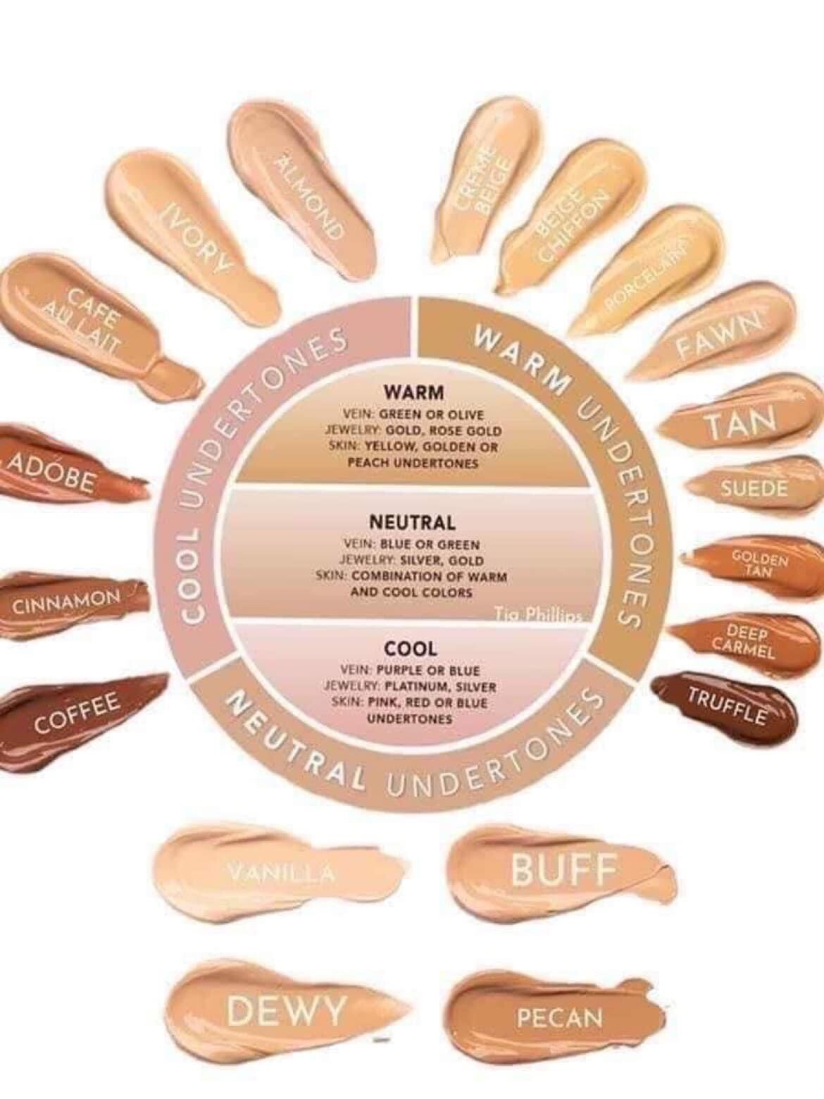 Senegence MakeSense CINNAMON Advanced Anti-Aging Foundation New Full Size 1 Oz