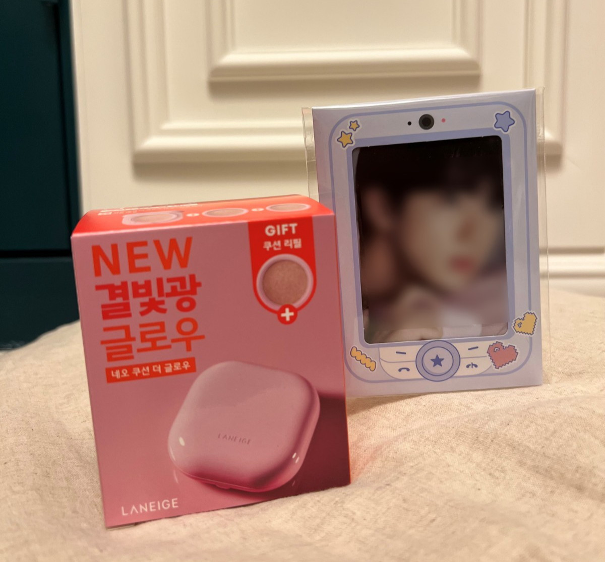 BTS Jin Limited Edition Photo + LANEIGE Neo Cushion GLOW (Compact+2refill)