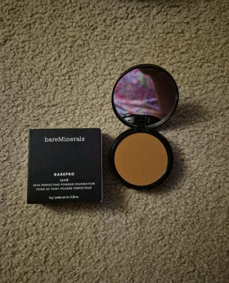 BARE MINERALS BAREPRO 16-HR SKIN PERFECTING POWDER FOUNDATION DEEP 50 COOL
