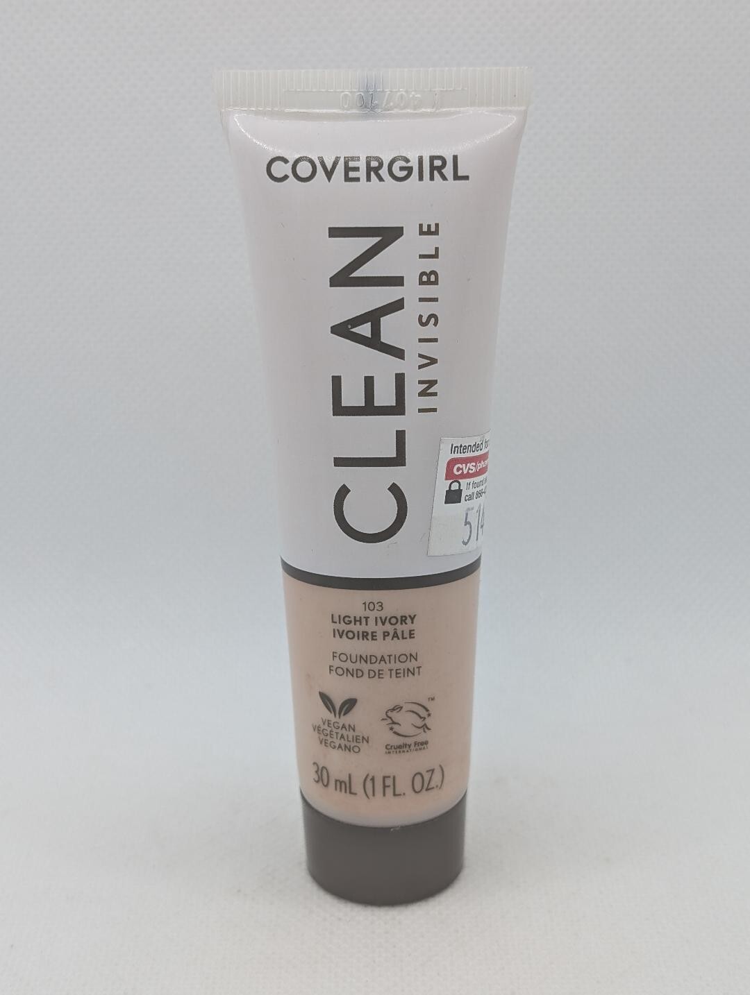 Covergirl Clean Invisible Foundation, Vegan ~ You choose one