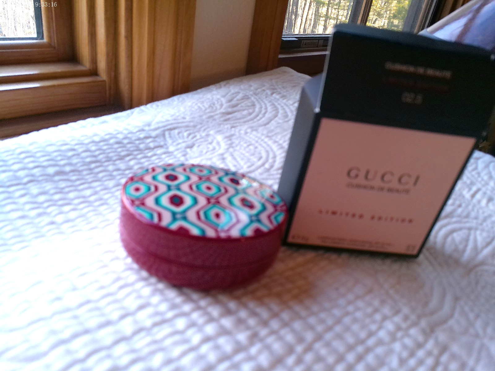 GUCCI CUSHION DE BEAUTE 2.5 LUMINOUS FINISH MOISTURIZING FOUNDATION NIB 0.49 oz.