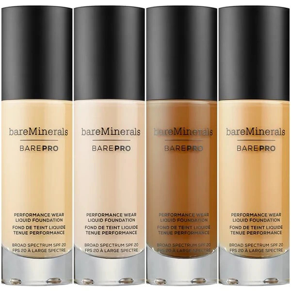 BareMinerals Barepro Performance Wear Liquid Foundation SPF20, MOCHA 31, NWOB
