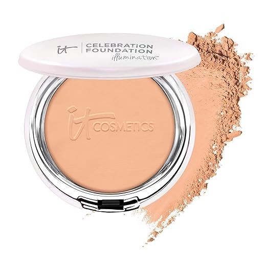 It Cosmetics Celebration Foundation Illumination Powder Foundation~ TAN