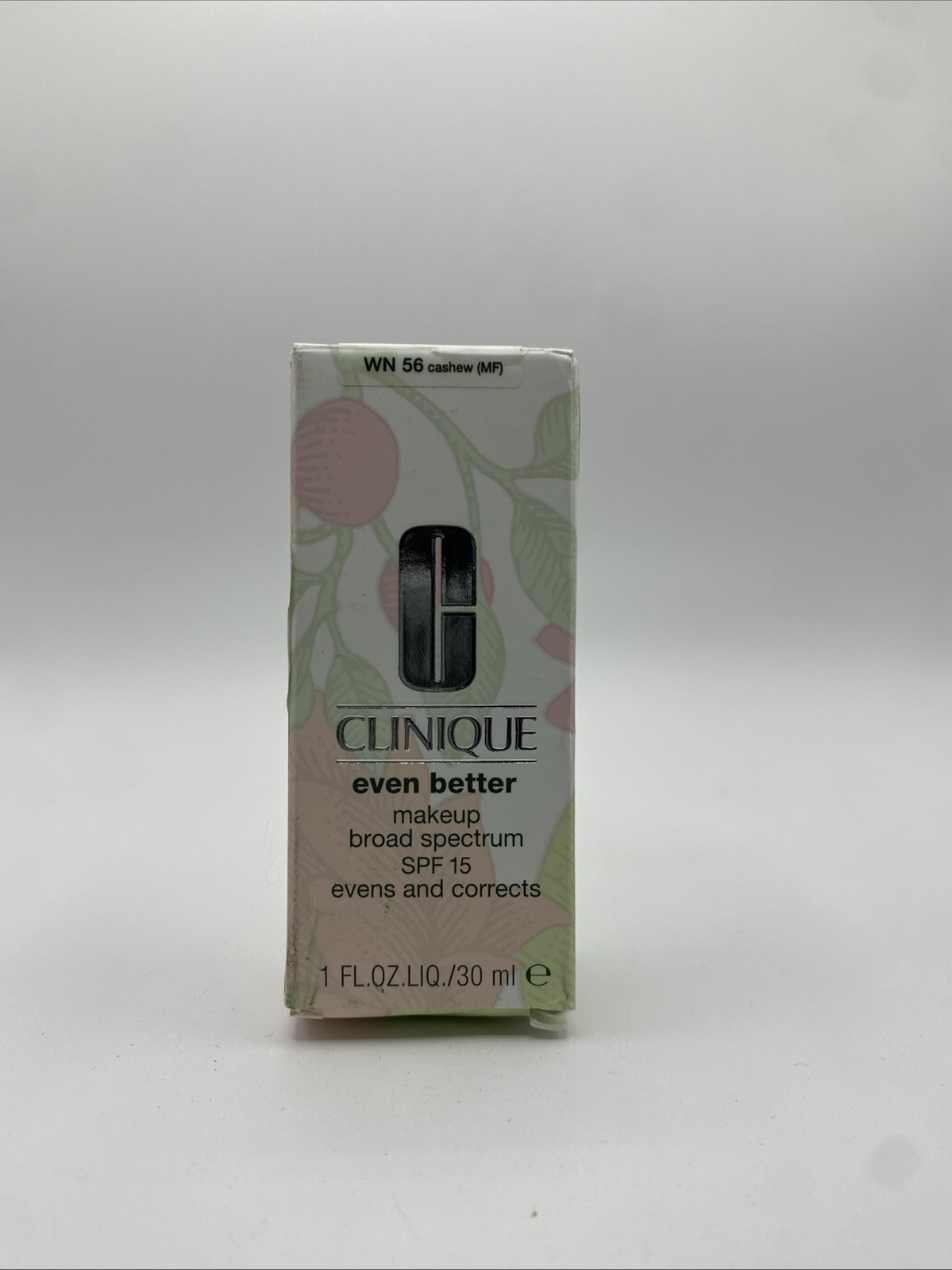 Clinique Even Better Makeup Broad Spectrum SPF 15 Foundation, 1 oz, WN 56 Cashew