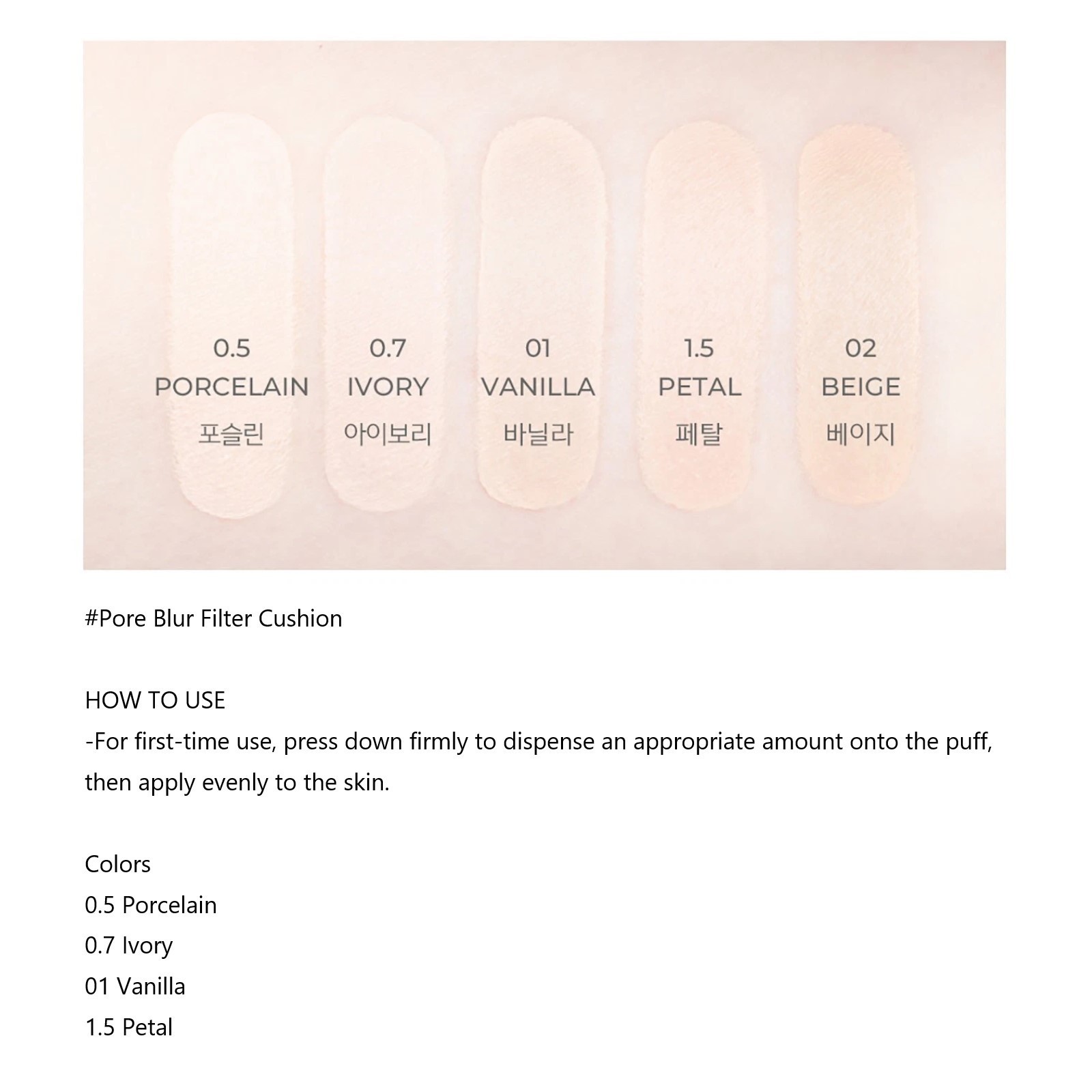 LUNA Hyper Fit Filter Cushion 13g +Refill+Card Wallet 1EA BEBE THE ORI Edition
