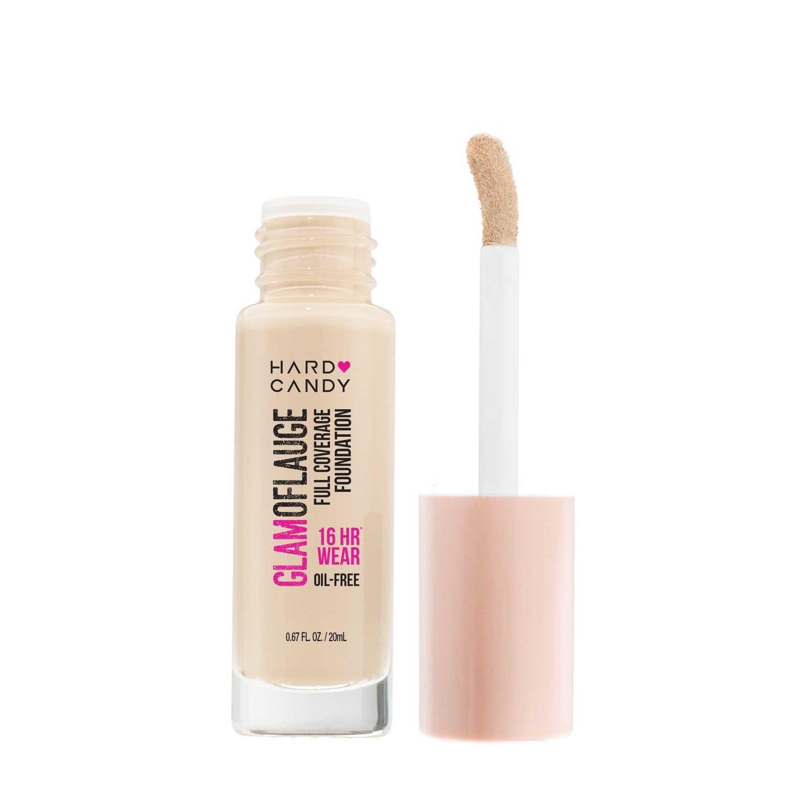 Hard Candy Glamoflauge Full Coverage Foundation, #1506 NUDE 0.67 Fl Oz