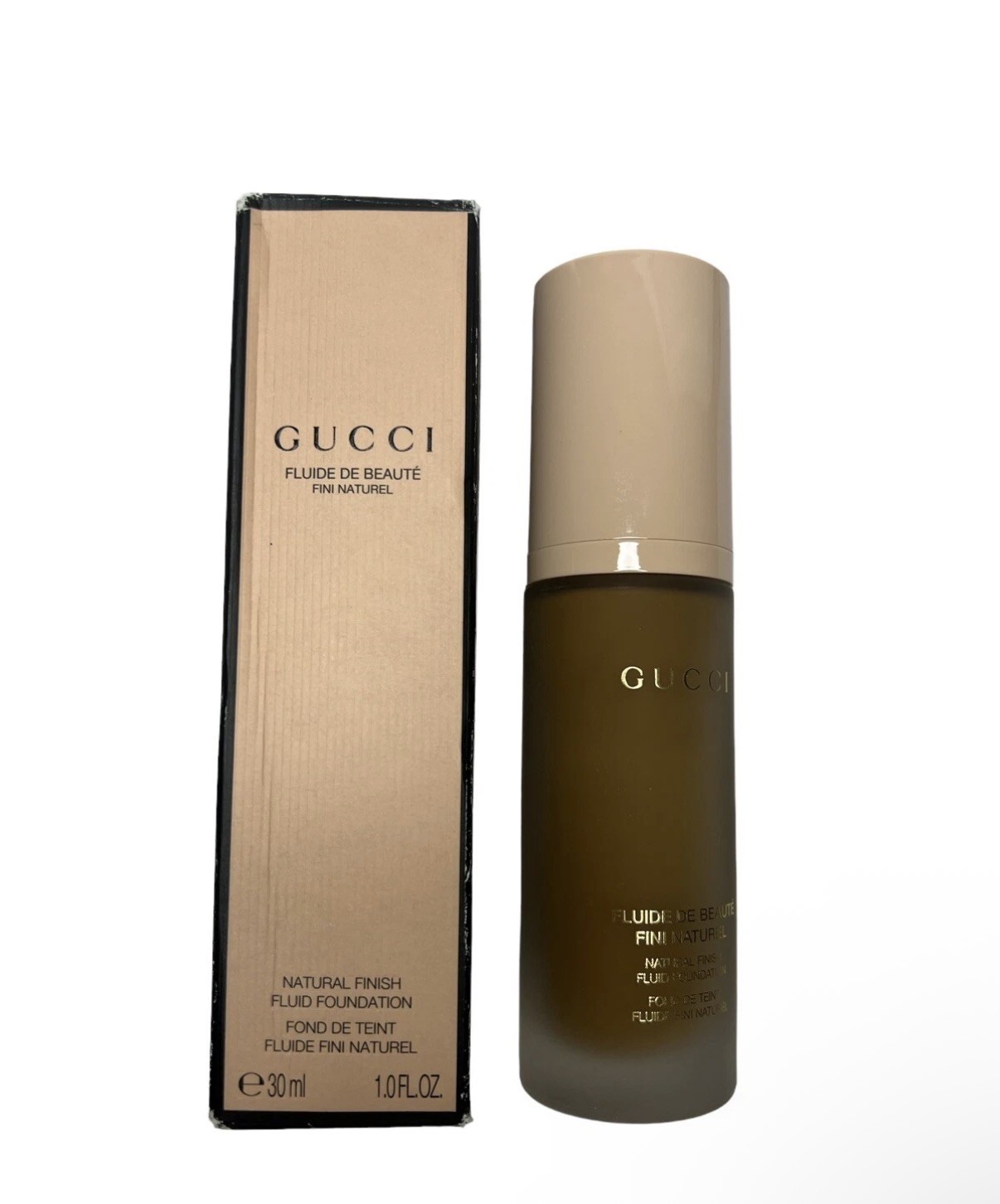 Authentic GUCCI Natural Finish Fluid Foundation Medium 370O 30ml 1oz