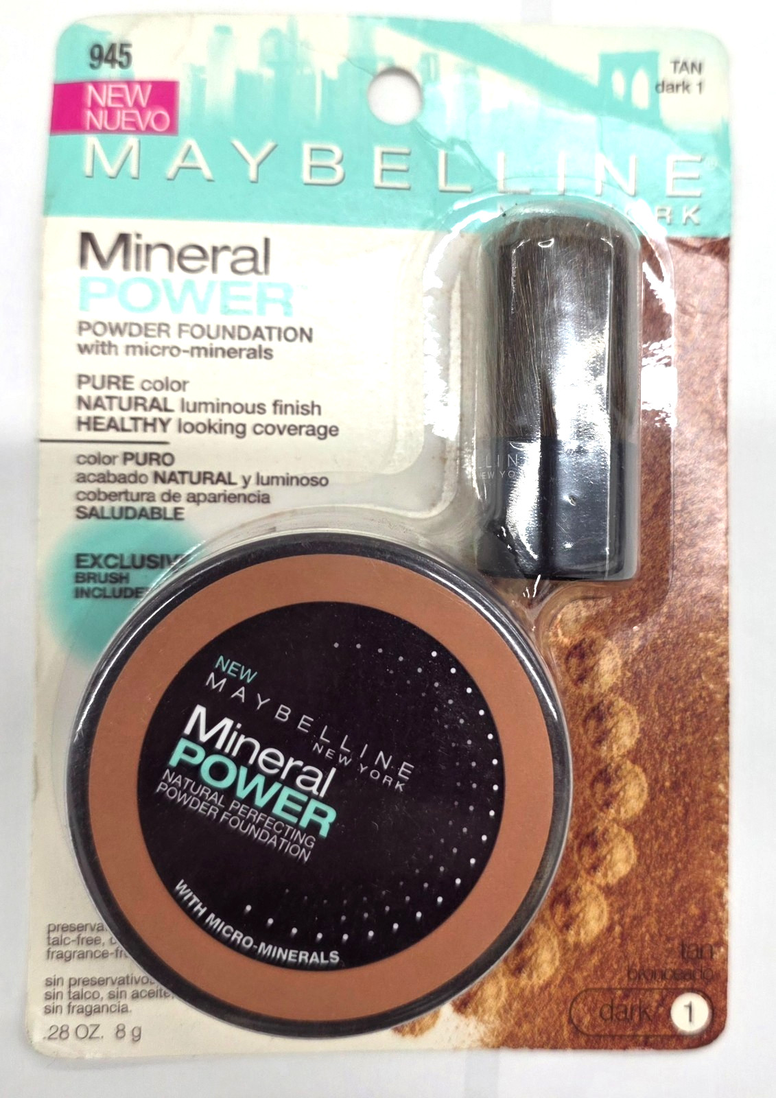 Maybelline Mineral Power Pwdr Foundation-Tan Dark 1