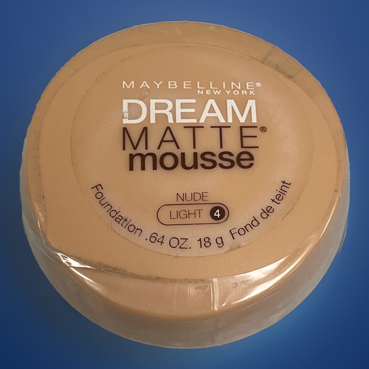 Maybelline Dream Matte Mousse Foundation Nude Light 4 Sealed!!