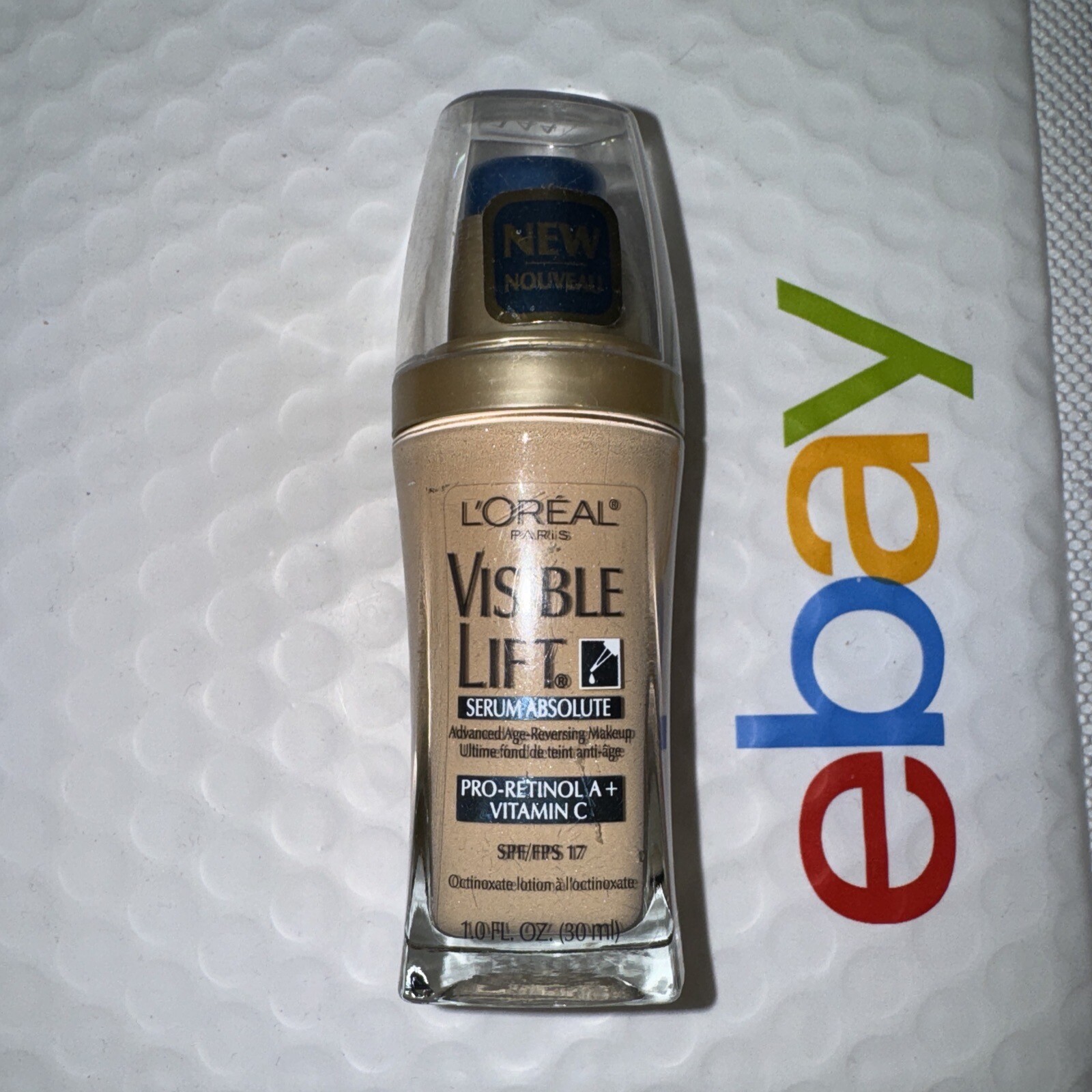 L’oreal Visible Lift Serum Absolute Makeup #144 Light Ivory FREE SHIPPING* New