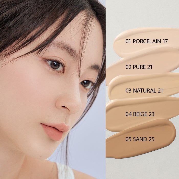 rom&nd Zero Cushion Foundation 02 Natural 21 Semi-Matte SPF20 PA++ 14g – New