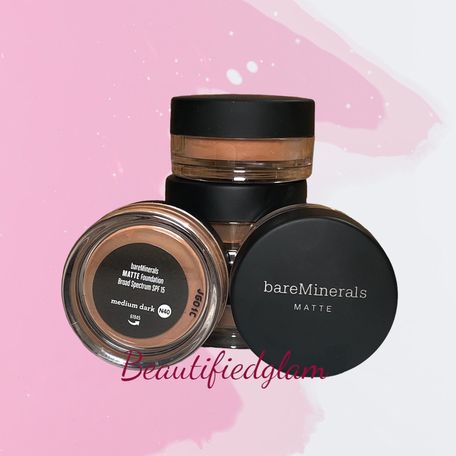 5 bareMinerals Original Loose Powder Foundation SPF15 Medium Dark 0.3g/0.01oz