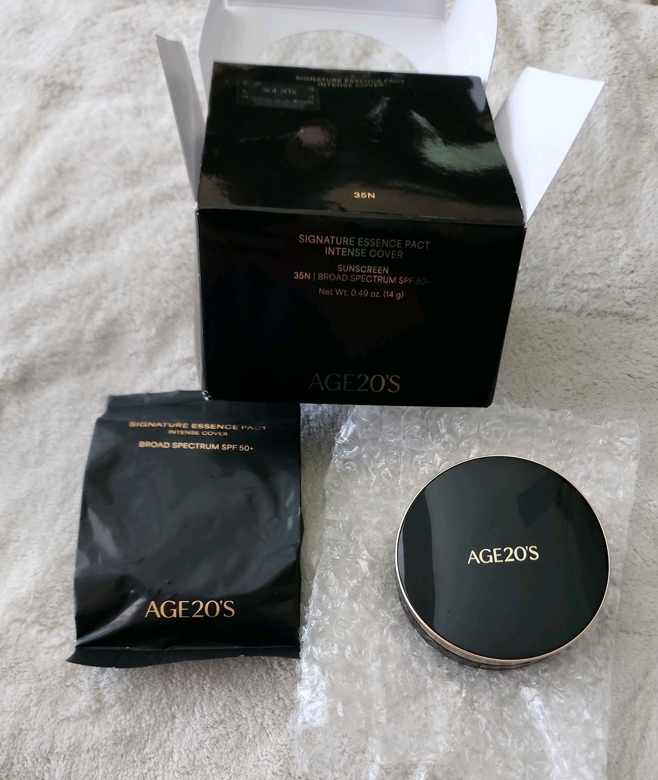 Age20’s Signature Essence Pact Intense Cover 35N Cappuccino with Refill (New)