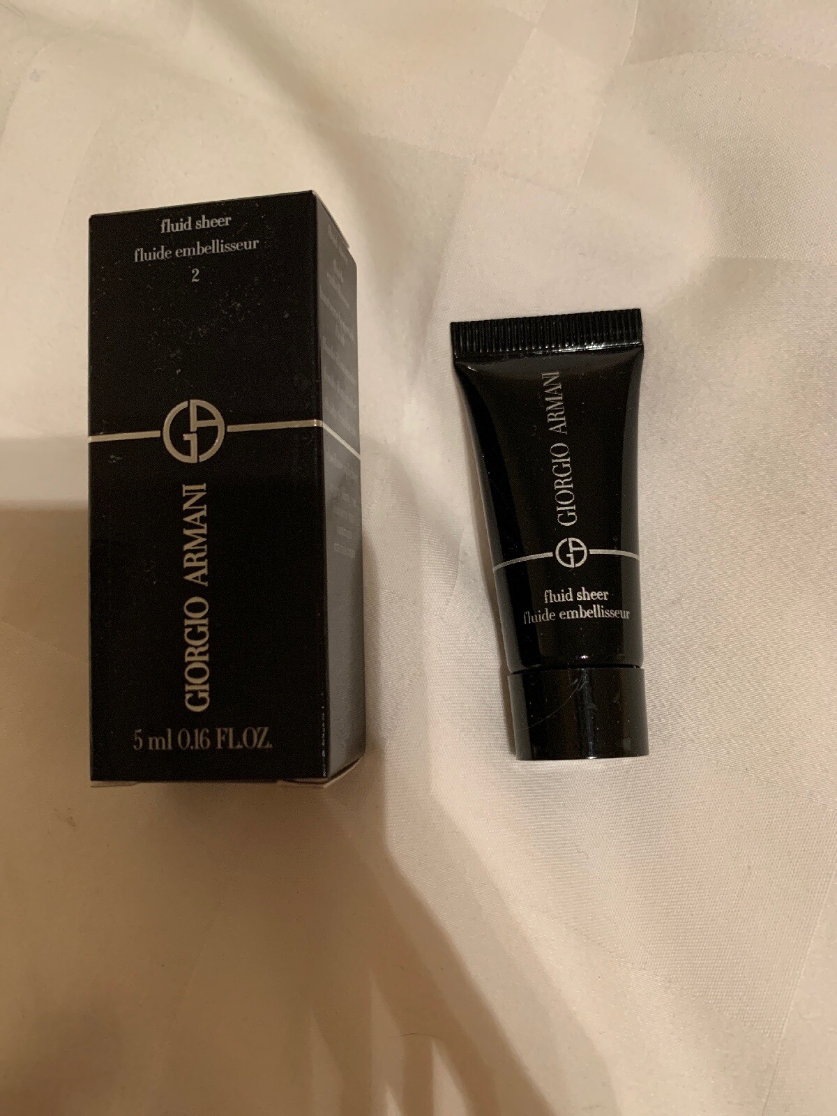 NEW Giorgio Armani Fluid Sheer 5ml / 0.16 FL OZ Shade-2 NIB