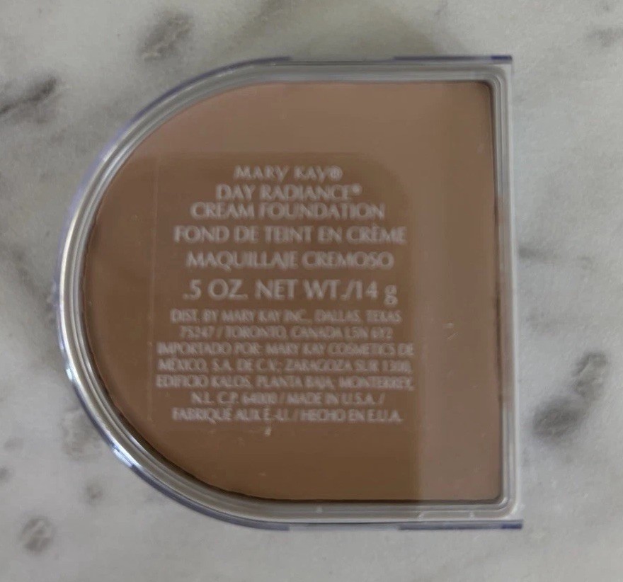 Mary Kay Day Radiance Cream Foundation Antique Ivory Compact Palette Makeup