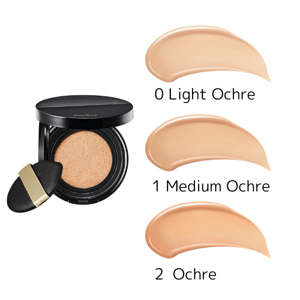 MAQuillAGE Foundation Dramatic Essence Cushion Glow 13g SPF 50+ PA ++++ Japan