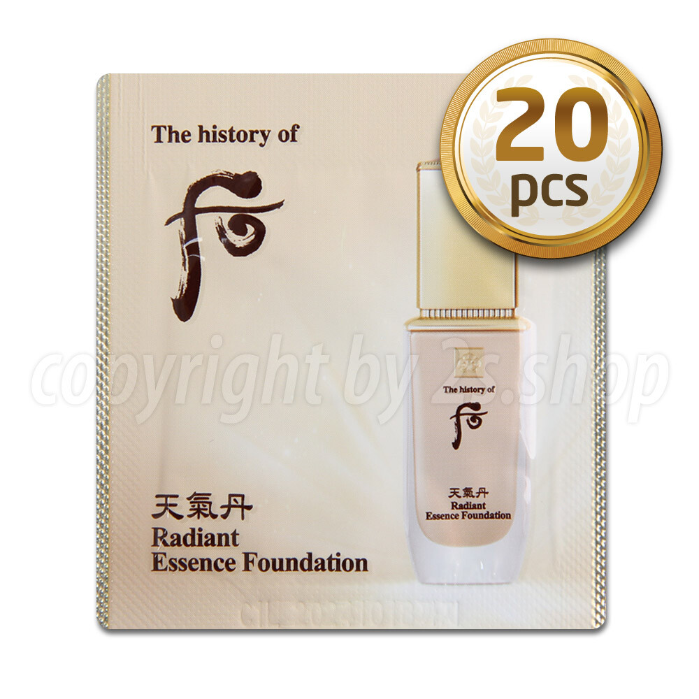 The History of Whoo Cheongidan Radiant Essence Foundation No.21 1ml x 20pcs