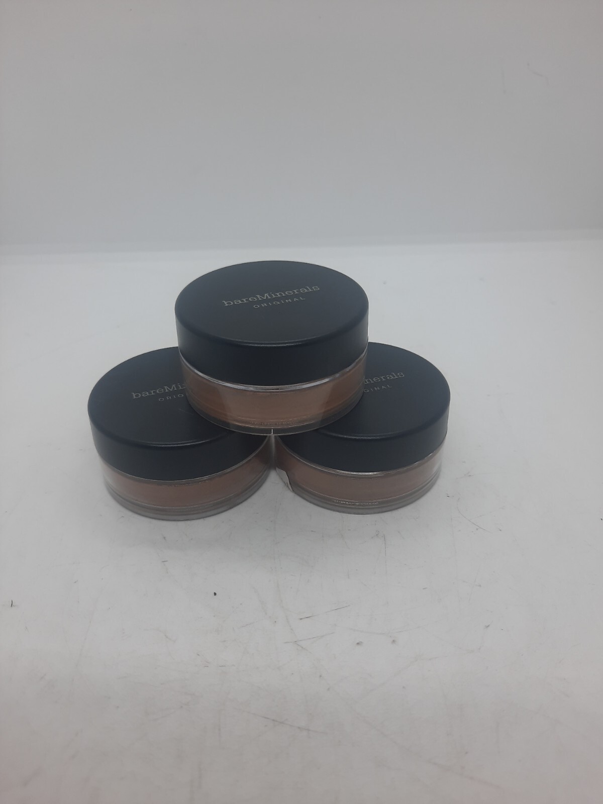 Lot of 3 bare Minerals Original Golden Deep w50 Foundation 0.28oz 8g spf 15